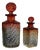 French Crystal Perfume Bottles from Baccarat, Set of 2 For Sale