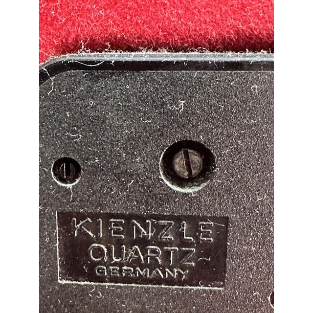 The Muse of Silent Look Alphonse Mucha in Glazed Ceramic Wall Clock, 1970s For Sale - Image 11 of 14