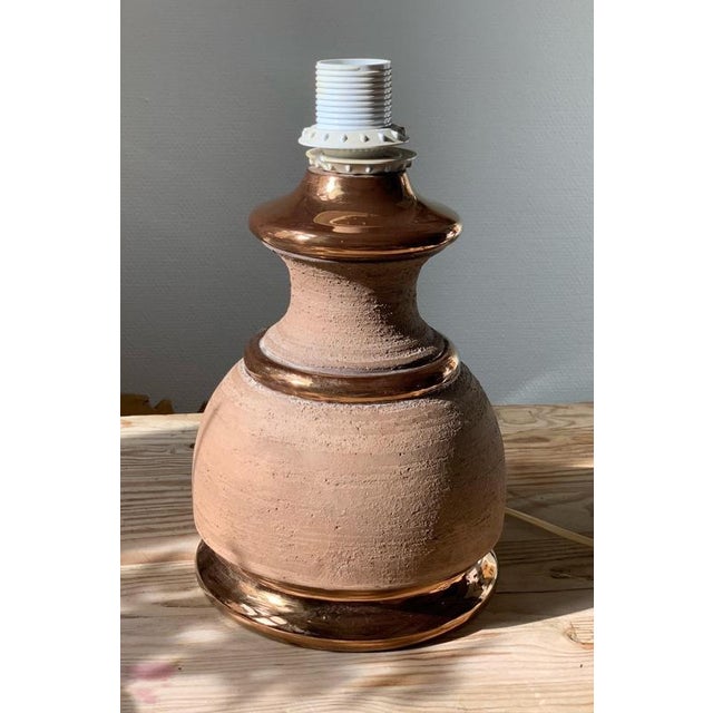 Table ceramic table lamp, made in italy by bitossi for miranda ab, sweden 1960/70s. Label: made in italy & miranda ab. In...