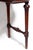 Brown 20th Century Walnut Vanity Dressing Table with Tilting Mirror and Arabescato Marble Top, 1890s For Sale - Image 8 of 12