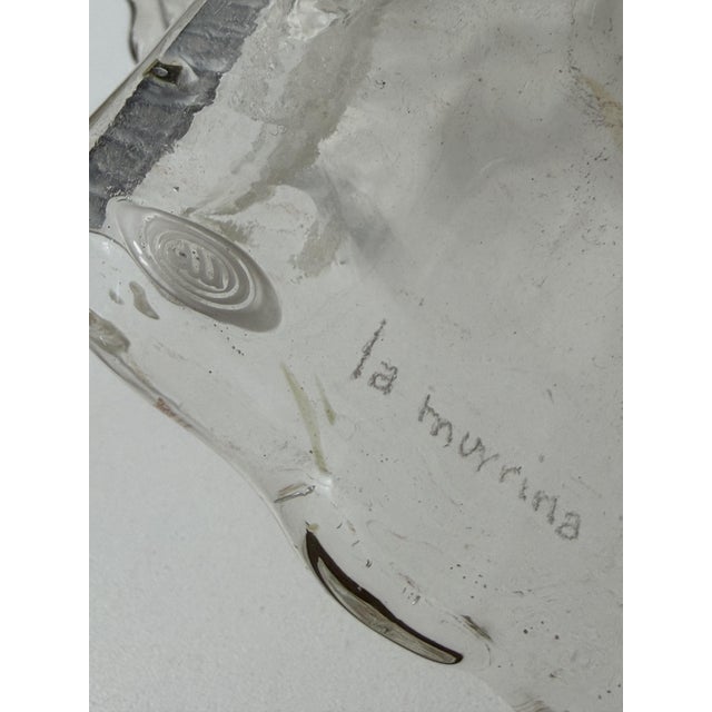 Large Murano Glass and Brass Chandelier from La Murrina, 1970s For Sale - Image 14 of 16