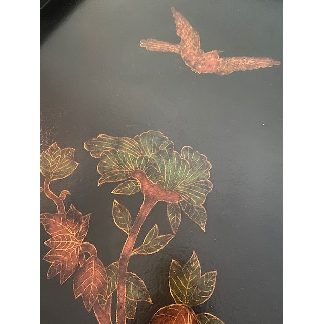 Table is in excellent condition. The tray is removable. The table is lightweight.