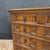 Brown Late 19th Century Golden Oak 5 Drawer Geometric Patterned Chest of Drawers on Bun Feet For Sale - Image 8 of 14