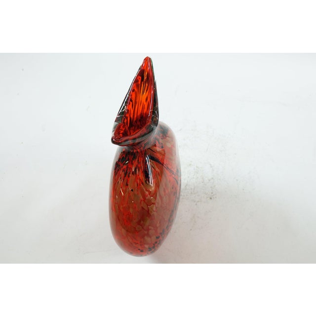 Mid 20th Century Decorative Art Glass Vase For Sale - Image 4 of 4