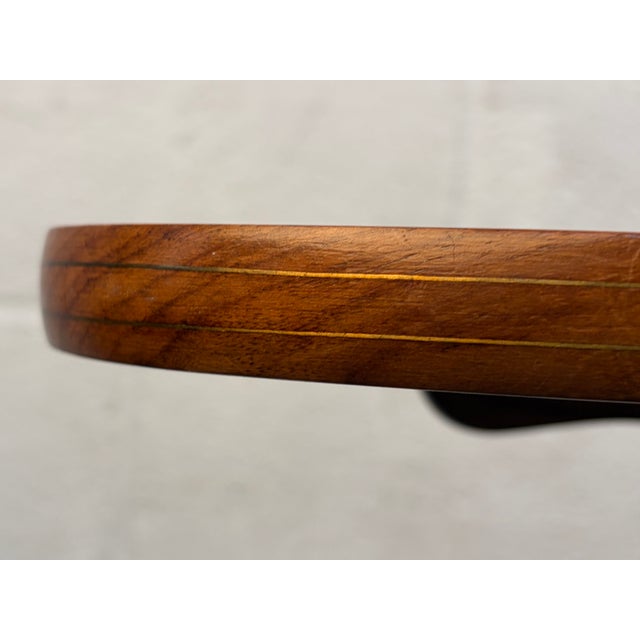 Mid 20th Century Rosewood Prayer or "Cockfighting" Chair by M. Hayat & Bros. For Sale - Image 9 of 12