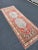 1940s 1940s Red Geometric Hand-Knotted Caucasian Runner Rug For Sale - Image 5 of 9