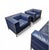 Blue Vintage Sofa in Dark Blue Leather For Sale - Image 8 of 15