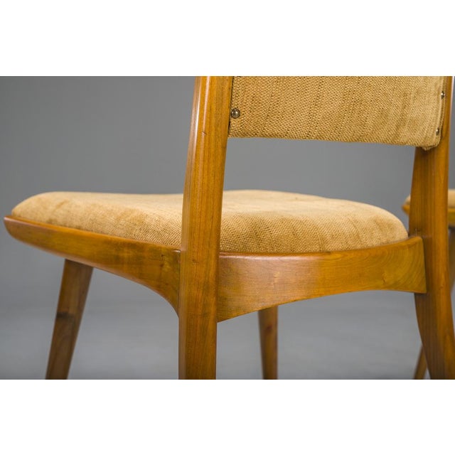 Mid-Century Modern Mid-Century Modern Dining Chairs attributed to Ernst Martin Dettinger for Lucas Schnaidt, 1950s, Set of 4 For Sale - Image 3 of 12