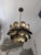 Mid 20th Century Mid 20th Century Hollywood Regency Feldman Brass Lotus Hanging Lamp For Sale - Image 5 of 5