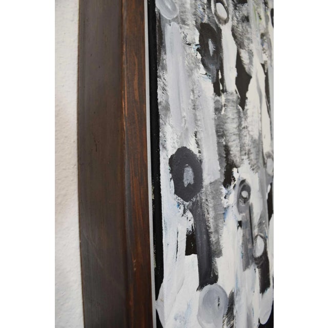 Modern Larry Locke, "The Crowd" , Acrylic on Canvas, DTD 2019 For Sale - Image 3 of 8