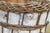 Vintage Woven Bark Country Farmhouse Harvest Gathering Basket 18" For Sale - Image 4 of 11