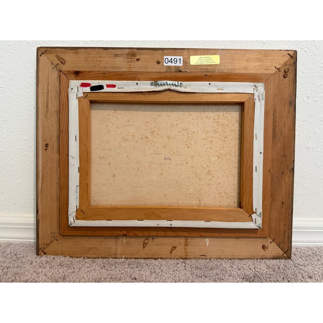 K.Maskell Oil Painting Tall Ship at Sea Maritime Nautical Ocean Seascape, Framed For Sale - Image 13 of 13