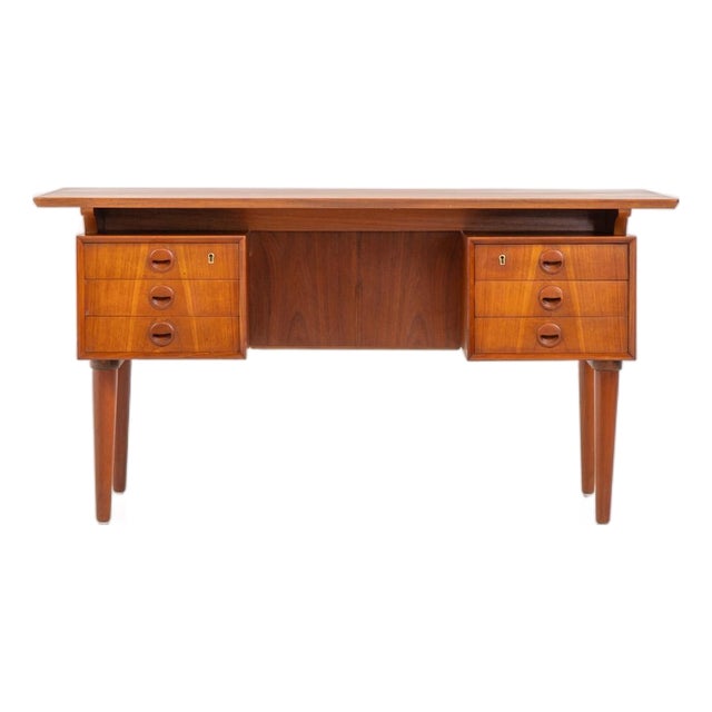 Large Writing Desk in Wood For Sale