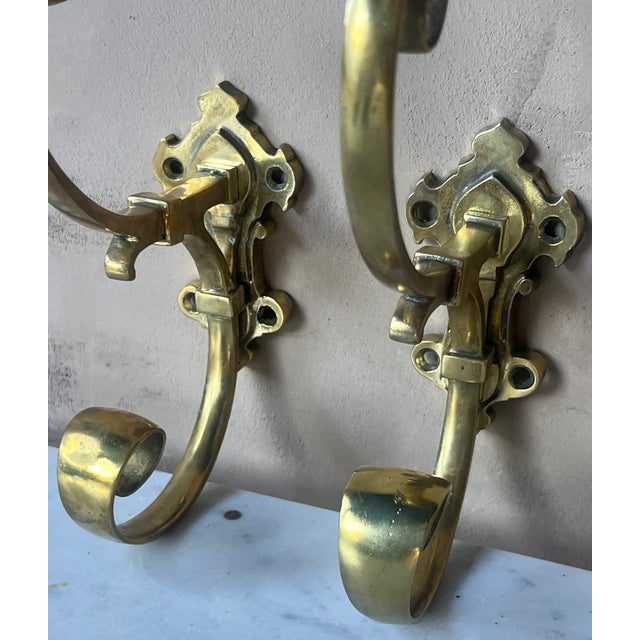 Antique French Grass Coat and Hat Hooks, C. 1930's For Sale - Image 4 of 11