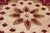 Late 20th Century Late 20th Century Red Chinese Rug With Floral Mandala, 07'09 X 09'10 For Sale - Image 5 of 10