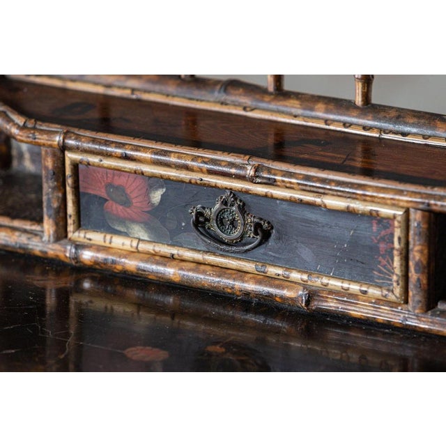 English Bamboo Dressing Table, 1870s For Sale - Image 12 of 18