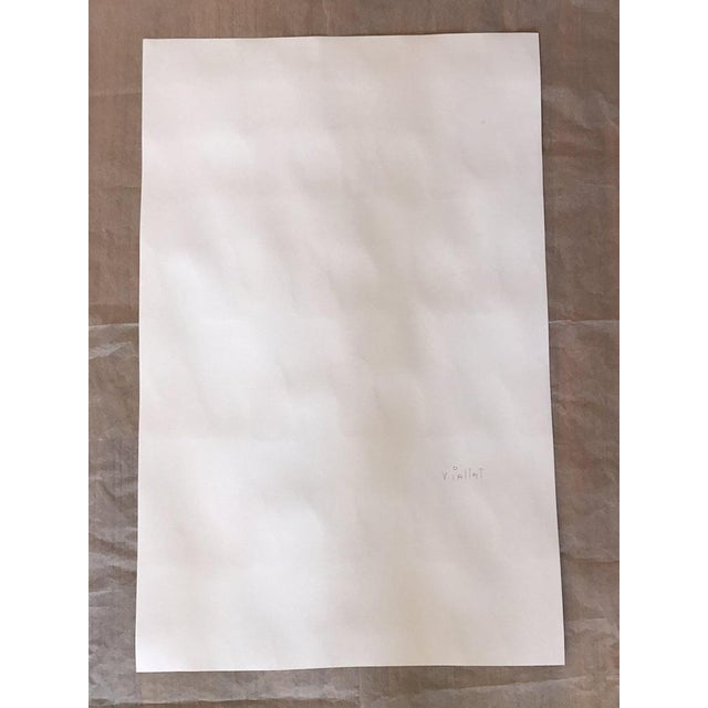 Claude Viallat untitled (Red) circa 1980 Original screen print edition of 50 copies Has a signature on the back format 78...