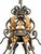Late 19th Century Antique French Gothic Revival Crown Chandelier Wrought Iron 12 Lights For Sale - Image 5 of 8