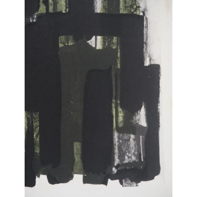Pierre Soulages, Gouache 8, 1957, Lithograph and Stencil For Sale - Image 4 of 6