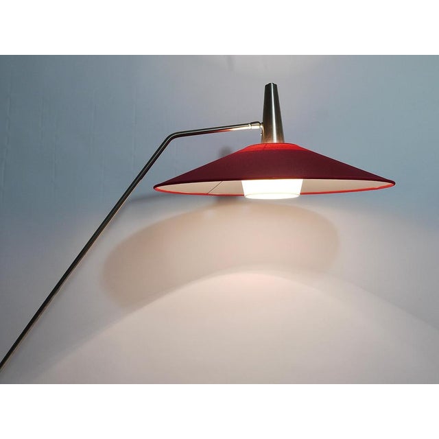 Mid-Century Modern Mid-Century Counterweight Floor Lamp in Nickel & Brass from Rupert Nikoll, 1960s For Sale - Image 3 of 18