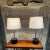 AMBIANIC presents Contemporary Modern Polished Black Marble Table Lamps by Pablo Romo 18.75 h x 6.5 diameter Original...