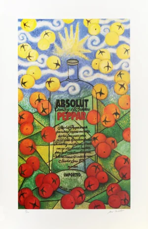 Absolut Statehood: New Jersey, Joanne Cecchetti Lithograph