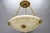 Large Neoclassical Style Alabaster and Bronze Pendant Light, 1890s For Sale - Image 10 of 18