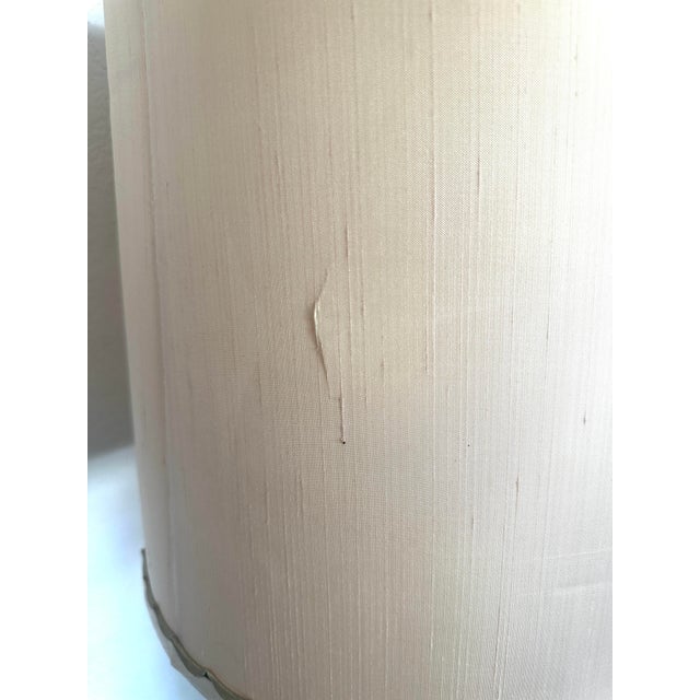 Vintage Leonard R Foss Victorian Ceramic Lady Figure Table Lamp For Sale - Image 11 of 12