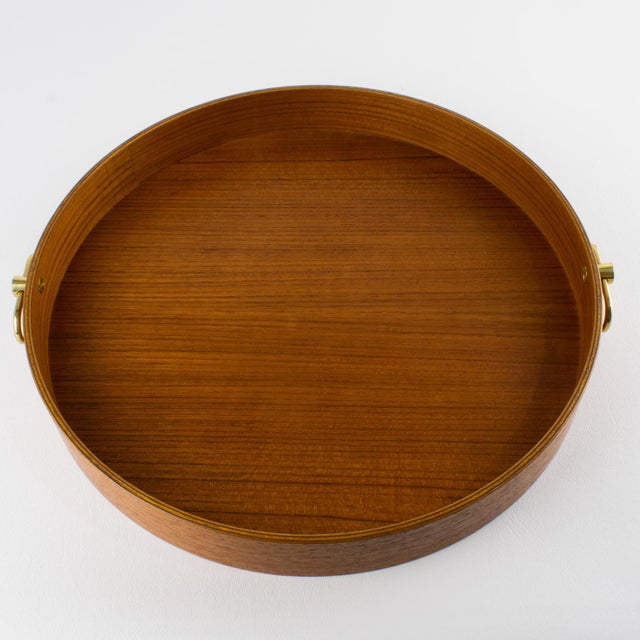 Mid-Century Modern Scandinavian Teak Serving Tray Box, circa 1960 For Sale - Image 12 of 14