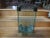 Italian Modern Brass And Glass Umbrella Stand. Offered is stylish Italian mid century modern brass and glass umbrella...