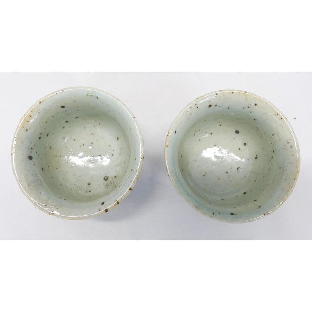 Chinese Late 19th Century Chinese Qing Dynasty Wedding Teacups (Double Happiness Pattern) - a Pair For Sale - Image 3 of 11
