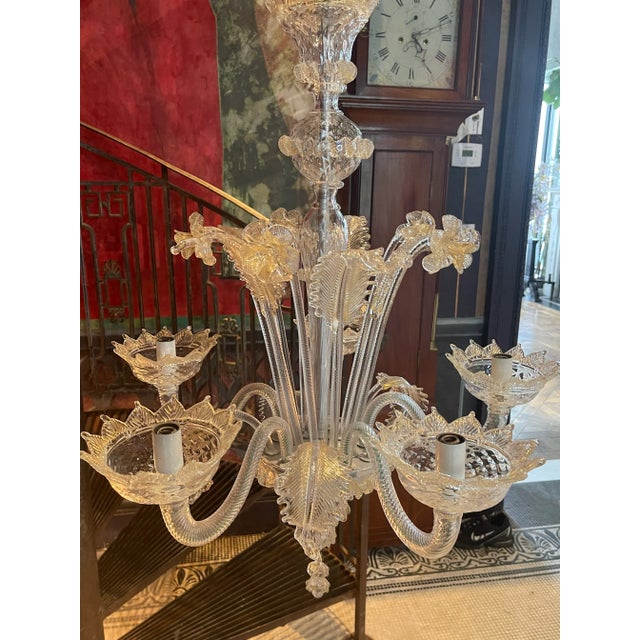 1950s Murano Chandelier, by Venini & Co. For Sale - Image 5 of 9