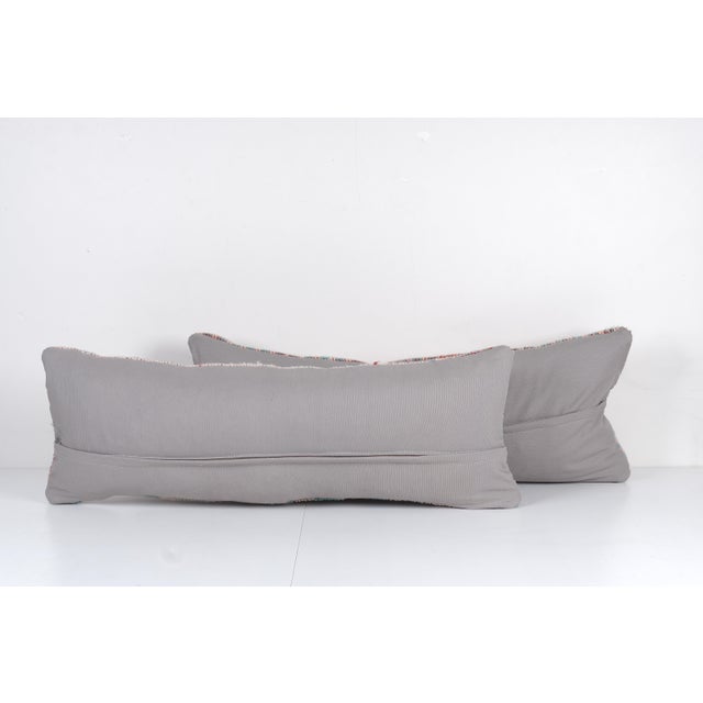 Turkish Oushak Rug Pillow Cover - a Pair For Sale - Image 4 of 4