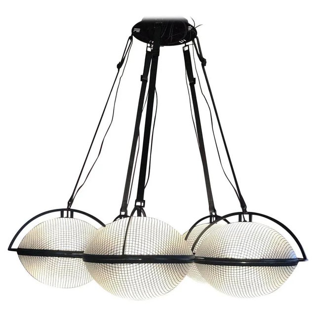 Metal Zip Noir Z05 Suspension Lamp by Coralie Beauchamp For Sale - Image 7 of 7