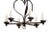 Item #: 9002 - Sevilla Chandelier (6-Arm) Matching Canopy Included As Shown in Image If requested, 3-Feet of Matching...