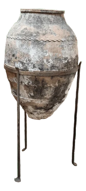 Early Anatolian Terracotta Storage Jar, Likely 18th Century