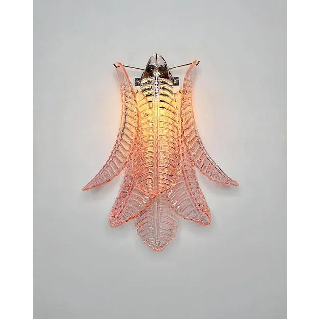 Italian Murano Sconces, 1990s, Set of 2 For Sale - Image 3 of 13