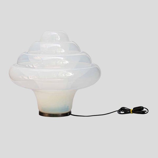 Glass Lotus LT305 Lamp from AV Mazzega, 1970s For Sale - Image 6 of 10