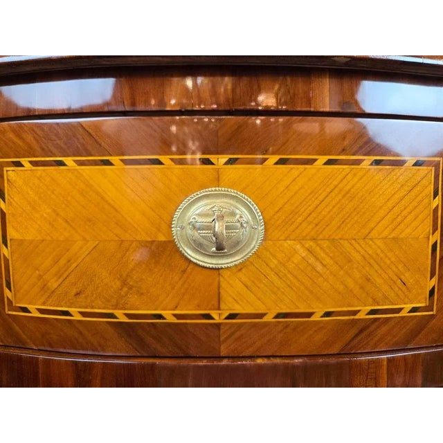 Inlaid Chest of Drawers with Double Secret Compartments, 1700s For Sale - Image 5 of 12