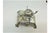 Openwork Silver Inkwell with Pen Holder For Sale - Image 3 of 8