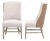 Essentials For Living Duet Performance Fabric Armless Head Dining Chair - Set of 2 For Sale