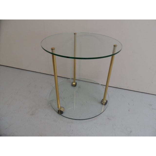 Vintage Trolley with Glass, 1970s For Sale - Image 8 of 9