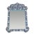 Contemporary Taj Blue Bone Inlay Mirror For Sale - Image 3 of 3
