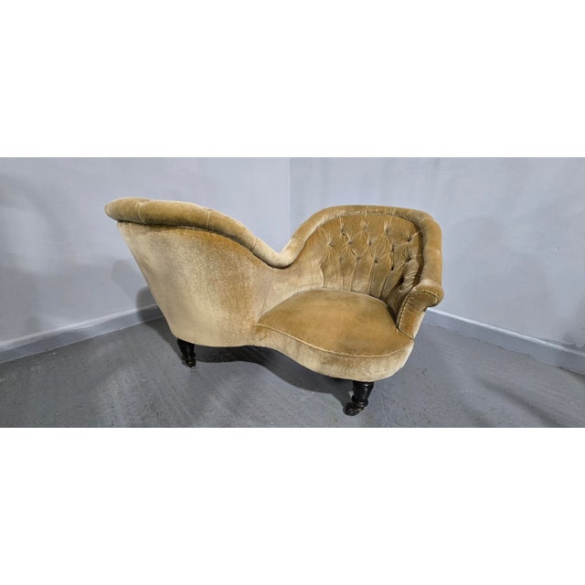 Victorian Conversation Sofa, 1880s For Sale - Image 12 of 14