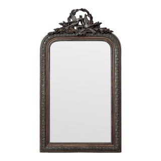 Antique French Napoleon III Mirror in the Louis XVI Style With Lovebirds For Sale