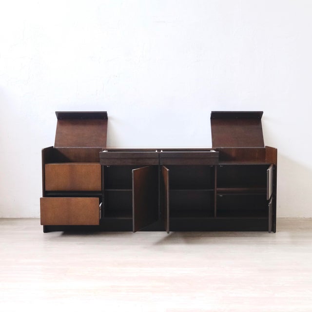 Vintage Sideboard with Doors, Italy, 1970s For Sale - Image 3 of 18