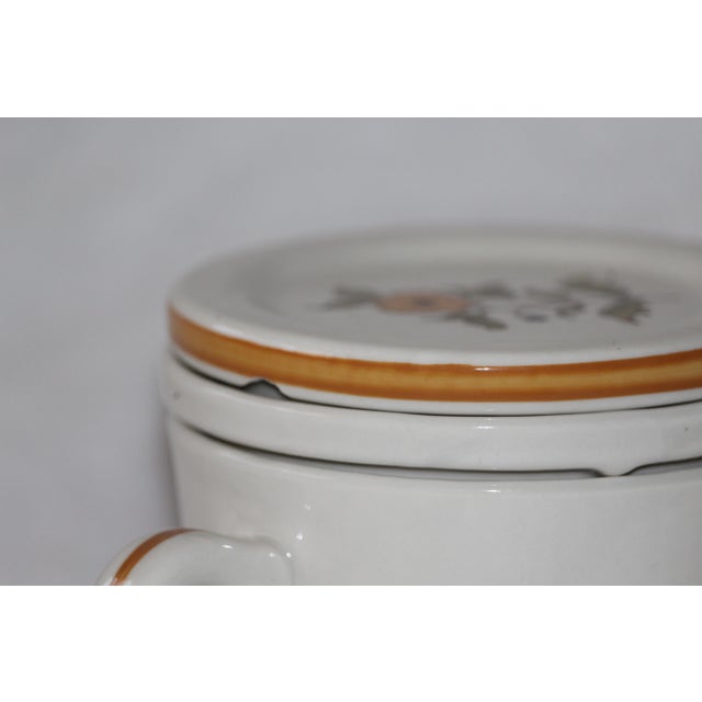 Porcelain Herbal Tea Infuser Mug, 1980s For Sale - Image 13 of 18