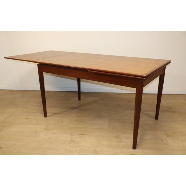 Vintage Scandinavian Extendable Danish Teak Dining Table, 1960 For Sale - Image 6 of 18