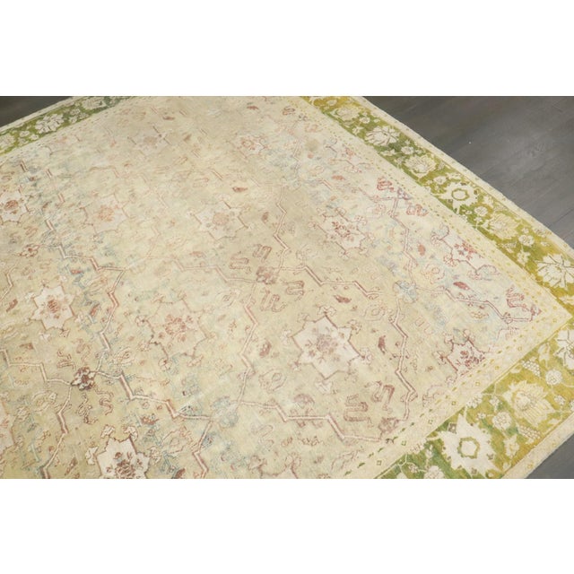 Square 19th Century Agra Carpet rug no. j4181 For Sale In New York - Image 6 of 9