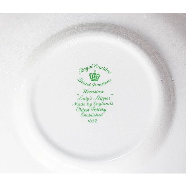 Ceramic Royal Couldon Dessert Plates, Set of 6 For Sale - Image 7 of 8